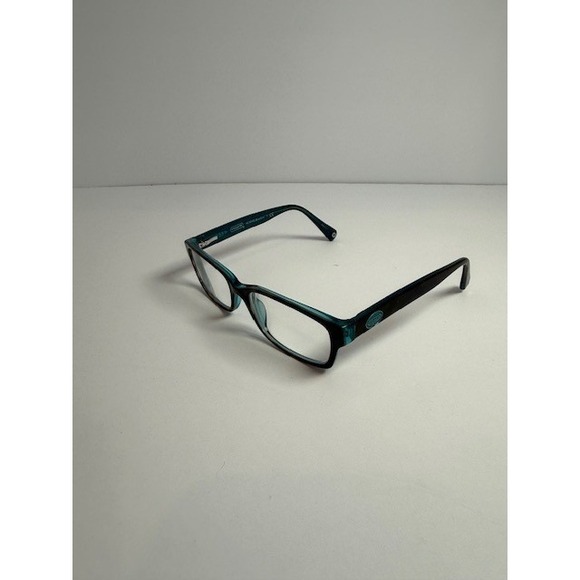 Coach HC 6040 Brooklyn Eyeglasses Dark Tortoise Teal Rectangular Frames 5116 - Picture 2 of 7